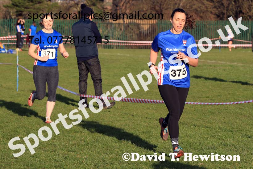 Womens Seniors and Masters, 2023 Birtley Cross Country Relays, County Durham. Photo: David T. Hewitson/Sports for All Pics